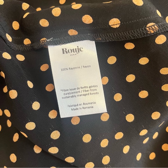 Rouje Paris Carina Skirt Polka Dot Spring 2022 Size EU 34 - Picture 9 of 10